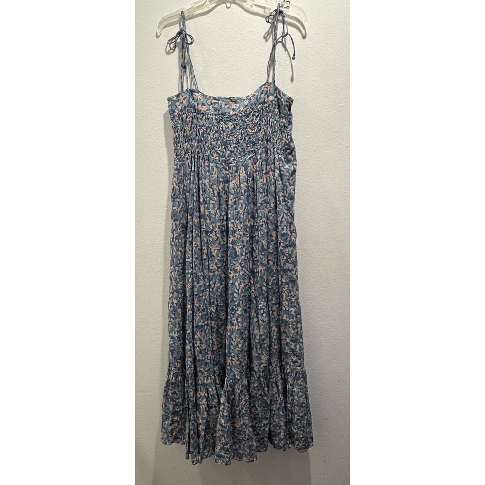 Floral Blue Women's Dress